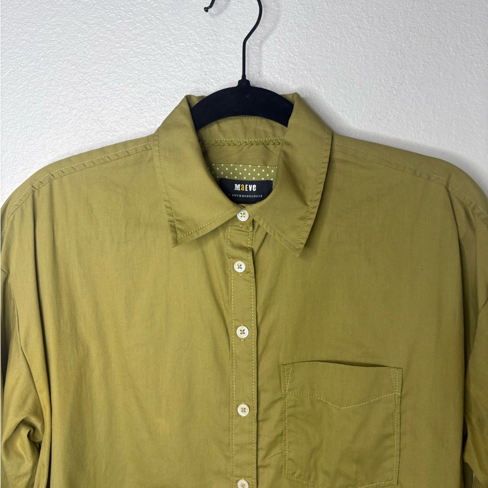 Mauve by Anthropologie XXS button down Blouse - Picture 2 of 7